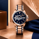 Buy Shop Lacoste Capbreton Blue Dial Two Tone Steel Strap Watch for Women - 2010963 USA Online