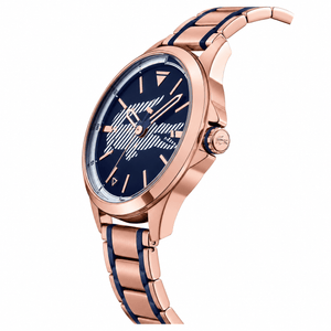 Buy Shop Lacoste Capbreton Blue Dial Two Tone Steel Strap Watch for Women - 2010963 USA Online
