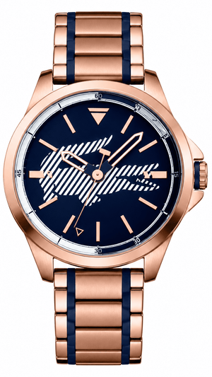 Buy Shop Lacoste Capbreton Blue Dial Two Tone Steel Strap Watch for Women - 2010963 USA Online