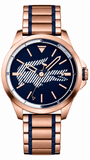Buy Shop Lacoste Capbreton Blue Dial Two Tone Steel Strap Watch for Women - 2010963 USA Online