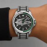 Buy Shop Lacoste Capbreton Gray Dial Two Tone Steel Strap Watch for Men - 2010943 USA Online