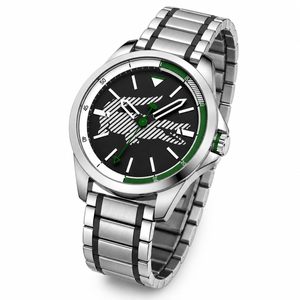 Buy Shop Lacoste Capbreton Gray Dial Two Tone Steel Strap Watch for Men - 2010943 USA Online