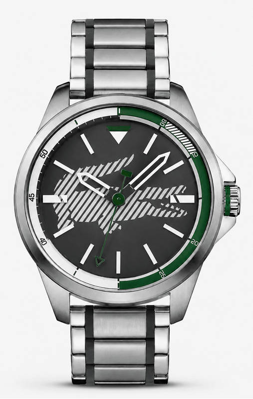 Buy Shop Lacoste Capbreton Gray Dial Two Tone Steel Strap Watch for Men - 2010943 USA Online