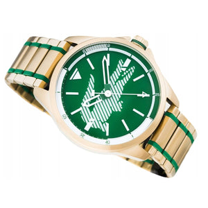 Buy Shop Lacoste Capbreton Green Dial Two Tone Steel Strap Watch for Men- 2010962 USA Online