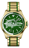 Buy Shop Lacoste Capbreton Green Dial Two Tone Steel Strap Watch for Men- 2010962 USA Online