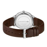 Buy Shop Lacoste Club Blue Dial Brown Leather Strap Watch for Men - 2011227 USA Online