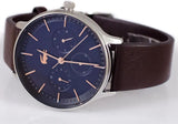 Buy Shop Lacoste Club Blue Dial Brown Leather Strap Watch for Men - 2011227 USA Online