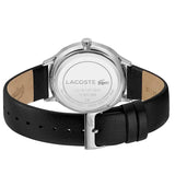 Buy Shop Lacoste Club Multi Watch Black Dial Black Leather Strap Watch for Men - 2011139 USA Online