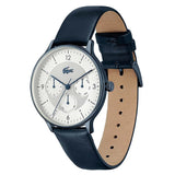 Buy Shop Lacoste Club White Dial Blue Leather Strap Watch for Men - 2011140 USA Online