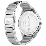 Buy Shop Lacoste Continental Blue Dial Silver Steel Strap Watch for Men - 2011022 USA Online