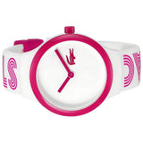Buy Shop Lacoste Goa White Dial Two Tone Silicone Strap Watch for Woman - 2020106 USA Online