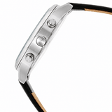 Buy Shop Lacoste Madrid Black Dial Black Leather Strap Watch for Men - 2011064 USA Online