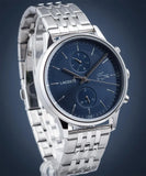 Buy Shop Lacoste Madrid Blue Dial Silver Steel Strap Watch for Men - 2011067 USA Online