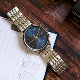 Buy Shop Lacoste Madrid Blue Dial Silver Steel Strap Watch for Men - 2011067 USA Online