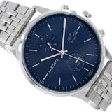 Buy Shop Lacoste Madrid Blue Dial Silver Steel Strap Watch for Men - 2011067 USA Online