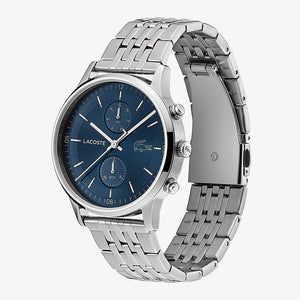 Buy Shop Lacoste Madrid Blue Dial Silver Steel Strap Watch for Men - 2011067 USA Online