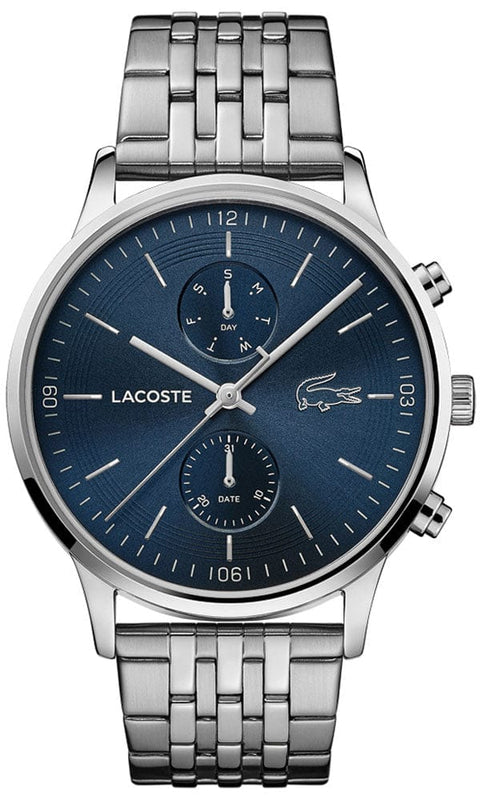 Buy Shop Lacoste Madrid Blue Dial Silver Steel Strap Watch for Men - 2011067 USA Online