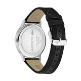 Buy Shop Lacoste Madrid Gray Dial Black Leather Strap Watch for Men - 2011032 USA Online