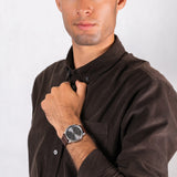Buy Shop Lacoste Madrid Gray Dial Brown Leather Strap Watch for Men - 2011066 USA Online