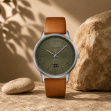 Buy Shop Lacoste Madrid Green Dial Brown Leather Strap Watch for Men - 2011035 USA Online
