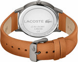 Buy Shop Lacoste Madrid Green Dial Brown Leather Strap Watch for Men - 2011035 USA Online