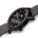Buy Shop Lacoste Metro Black Dial Brown Leather Strap Watch for Men - 2010877 USA Online