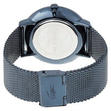 Buy Shop Lacoste Moon Blue Dial Blue Mesh Strap Watch for Men - 2011058 USA Online