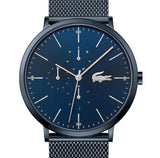 Buy Shop Lacoste Moon Blue Dial Blue Mesh Strap Watch for Men - 2011058 USA Online