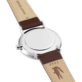 Buy Shop Lacoste Moon Multifunction Blue Dial Brown Leather Strap Watch for Men - 2010976 USA Online