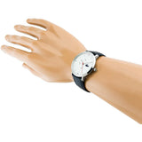 Buy Shop Lacoste Moon Multifunction White Dial Blue Leather Strap Watch for Men - 2010975 USA Online