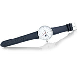 Buy Shop Lacoste Moon Multifunction White Dial Blue Leather Strap Watch for Men - 2010975 USA Online