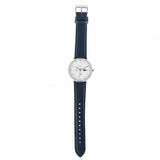 Buy Shop Lacoste Moon Multifunction White Dial Blue Leather Strap Watch for Men - 2010975 USA Online