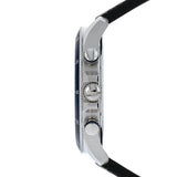 Buy Shop Lacoste Neoheritage Chronograph Blue Dial Black Silicone Strap Watch for Men - 2011252 USA Online