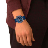 Buy Shop Lacoste Neoheritage Chronograph Blue Dial Blue Silicone Strap Watch for Men - 2011253 USA Online