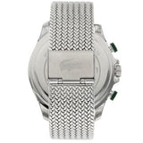 Buy Shop Lacoste Neoheritage Chronograph Green Dial Silver Steel Strap Watch for Men - 2011255 USA Online