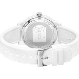 Buy Shop Lacoste Polaroid White Dial White Rubber Strap Watch for Men - 2011130 USA Online