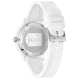 Buy Shop Lacoste Polaroid White Dial White Rubber Strap Watch for Men - 2011130 USA Online