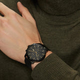 Buy Shop Lacoste Replay Black Dial Black Steel Strap Watch for Men - 2011194 USA Online