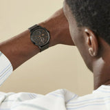 Buy Shop Lacoste Replay Black Dial Black Steel Strap Watch for Men - 2011194 USA Online