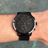 Buy Shop Lacoste Replay Black Dial Black Steel Strap Watch for Men - 2011194 USA Online