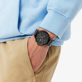 Buy Shop Lacoste Replay Black Dial Black Steel Strap Watch for Men - 2011194 USA Online