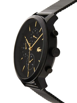 Buy Shop Lacoste Replay Black Dial Black Steel Strap Watch for Men - 2011194 USA Online