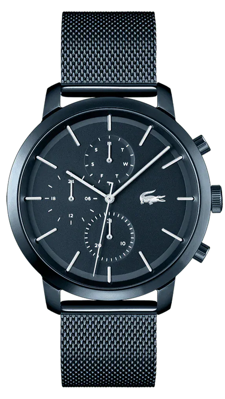 Buy Shop Lacoste Replay Blue Dial Blue Steel Strap Watch for Men - 2011196 USA Online