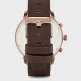 Buy Shop Lacoste Replay Chronograph Black Dial Brown Leather Strap Watch for Men - 2011257 USA Online