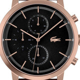 Buy Shop Lacoste Replay Chronograph Black Dial Brown Leather Strap Watch for Men - 2011257 USA Online