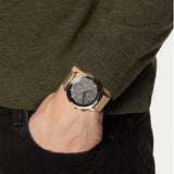 Buy Shop Lacoste Replay Chronograph Black Dial Gold Steel Strap Watch for Men - 2011195 USA Online