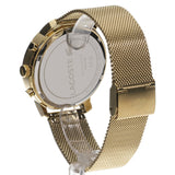 Buy Shop Lacoste Replay Chronograph Black Dial Gold Steel Strap Watch for Men - 2011195 USA Online