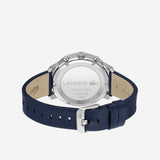 Buy Shop Lacoste Replay Chronograph Blue Dial Blue Leather Strap Watch for Men - 2011176 USA Online