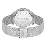 Buy Shop Lacoste Replay Chronograph Blue Dial Silver Mesh Strap Watch for Men - 2011256 USA Online