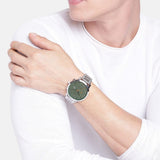 Buy Shop Lacoste Replay Green Dial Silver Steel Strap Watch for Men - 2011178 USA Online